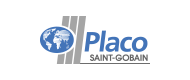 Logotipo de la marca Placo Saint-Gobain, fabricante de paneles de aislamiento térmico y acústico