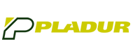 Logotipo de la marca Pladur, fabricante de sistemas de tabiquería y placas de yeso laminado